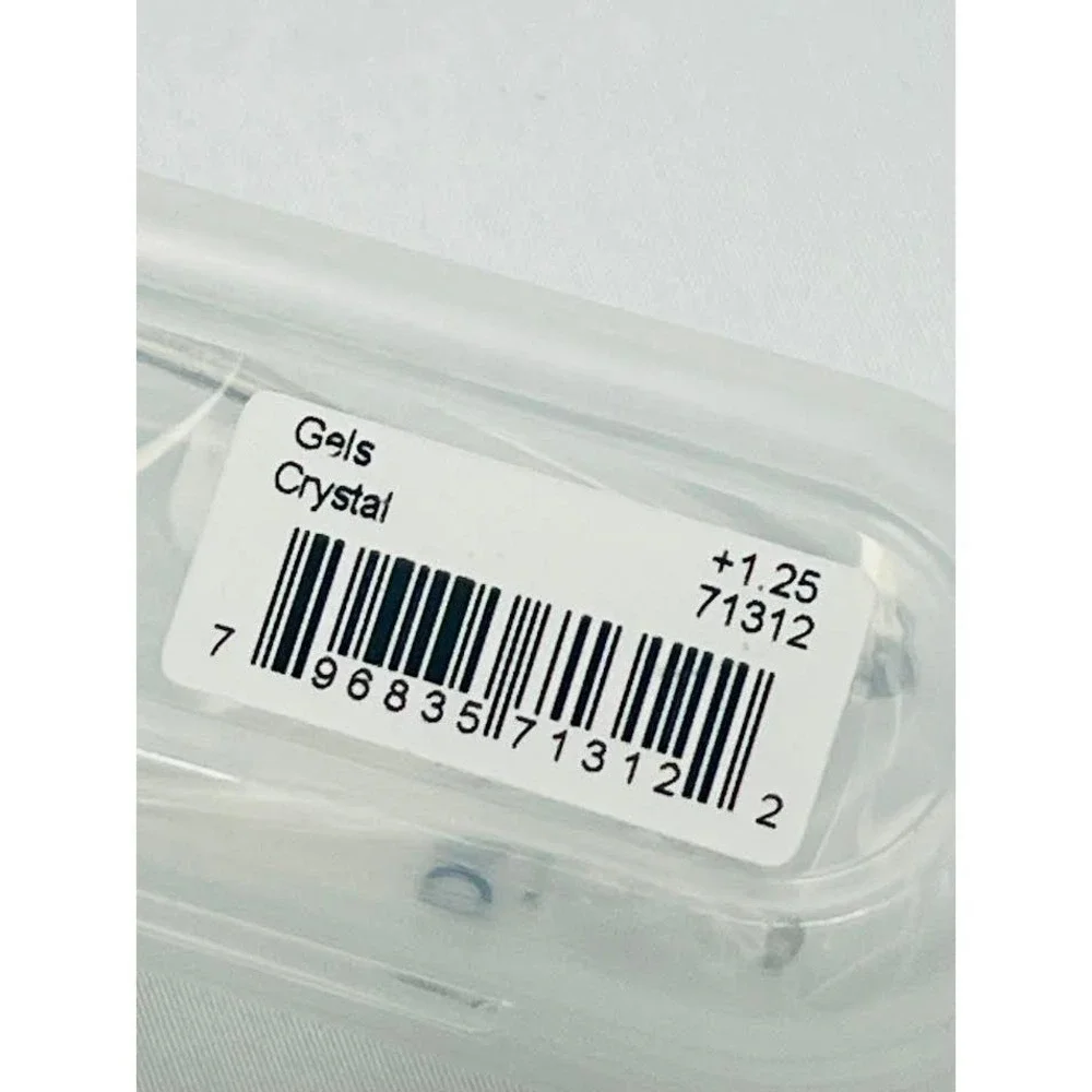 NEW! Scojo New York Gels Original Reading Glasses 1.25x Crystal Clear‎